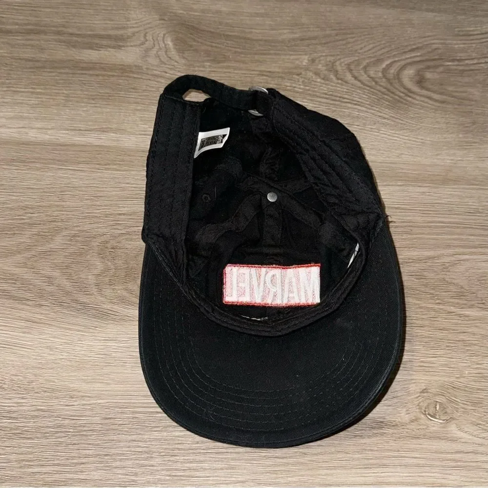 Kid's Marvel Black Baseball Hat